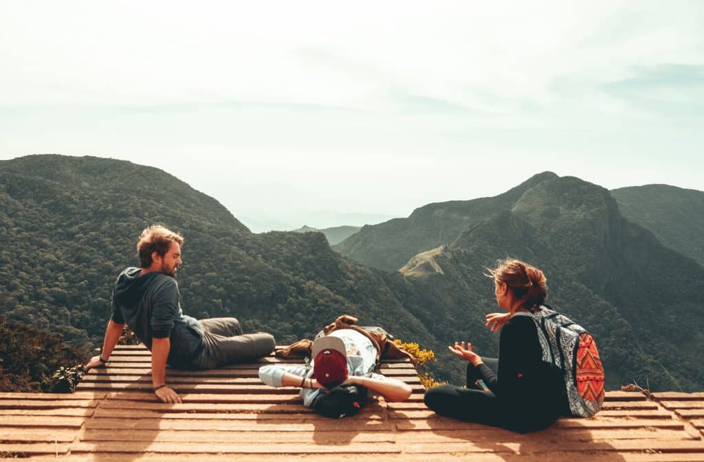 people on vacation